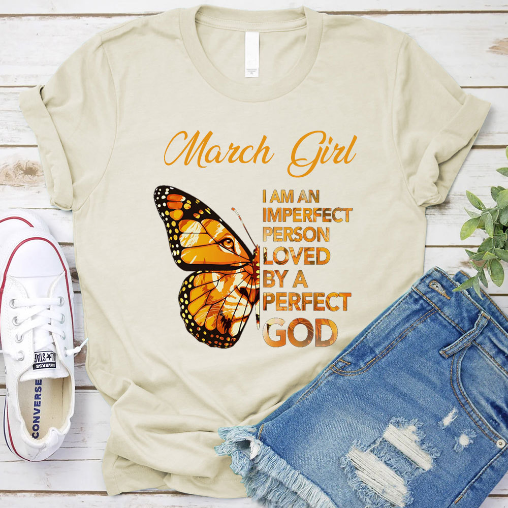 Personalized Loved By A Perfect God Christian T-Shirt