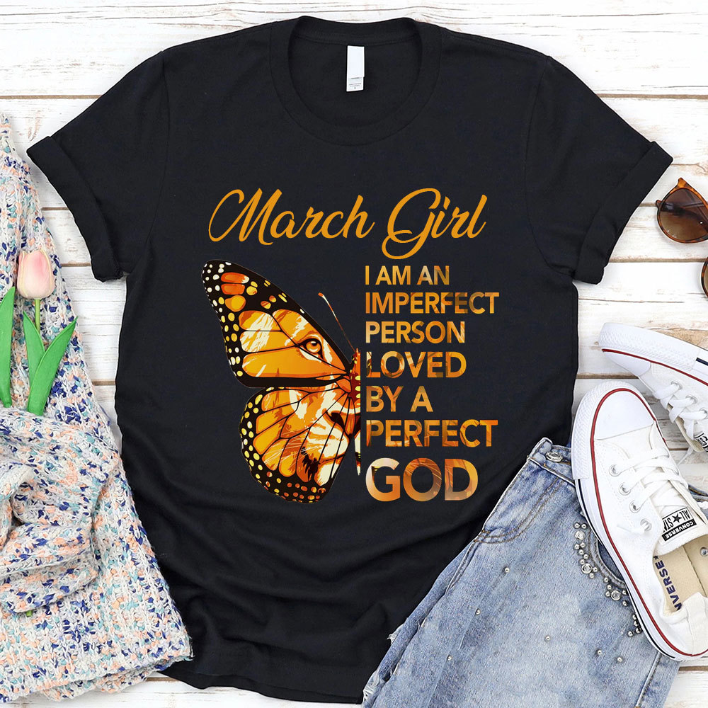 Personalized Loved By A Perfect God Christian T-Shirt