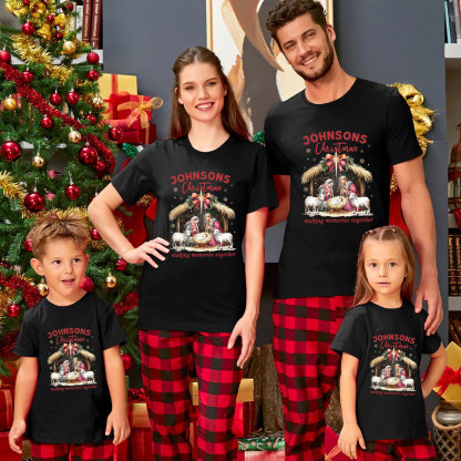 Personalized Making Memories Together Family Matching Shirts