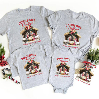 Personalized Making Memories Together Family Matching Shirts