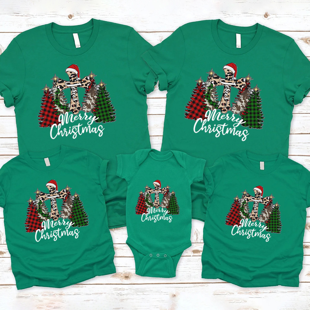 Personalized Merry Christmas Family Matching Shirts