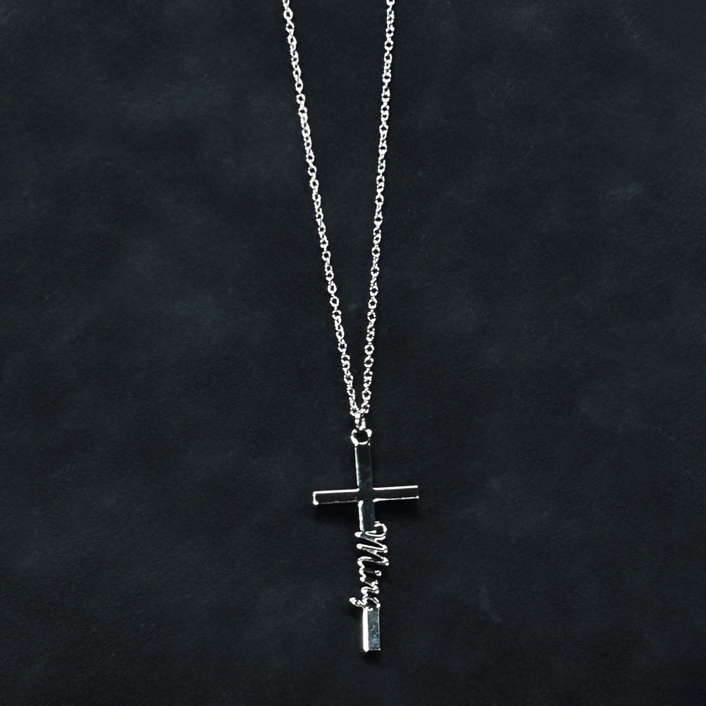 Personalized Name Cross Necklace