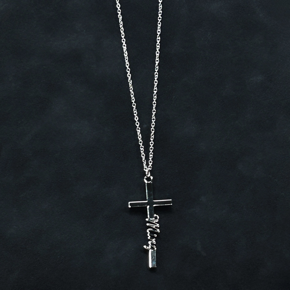 Personalized Name Cross Necklace