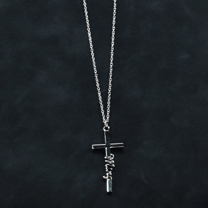 Personalized Name Cross Necklace