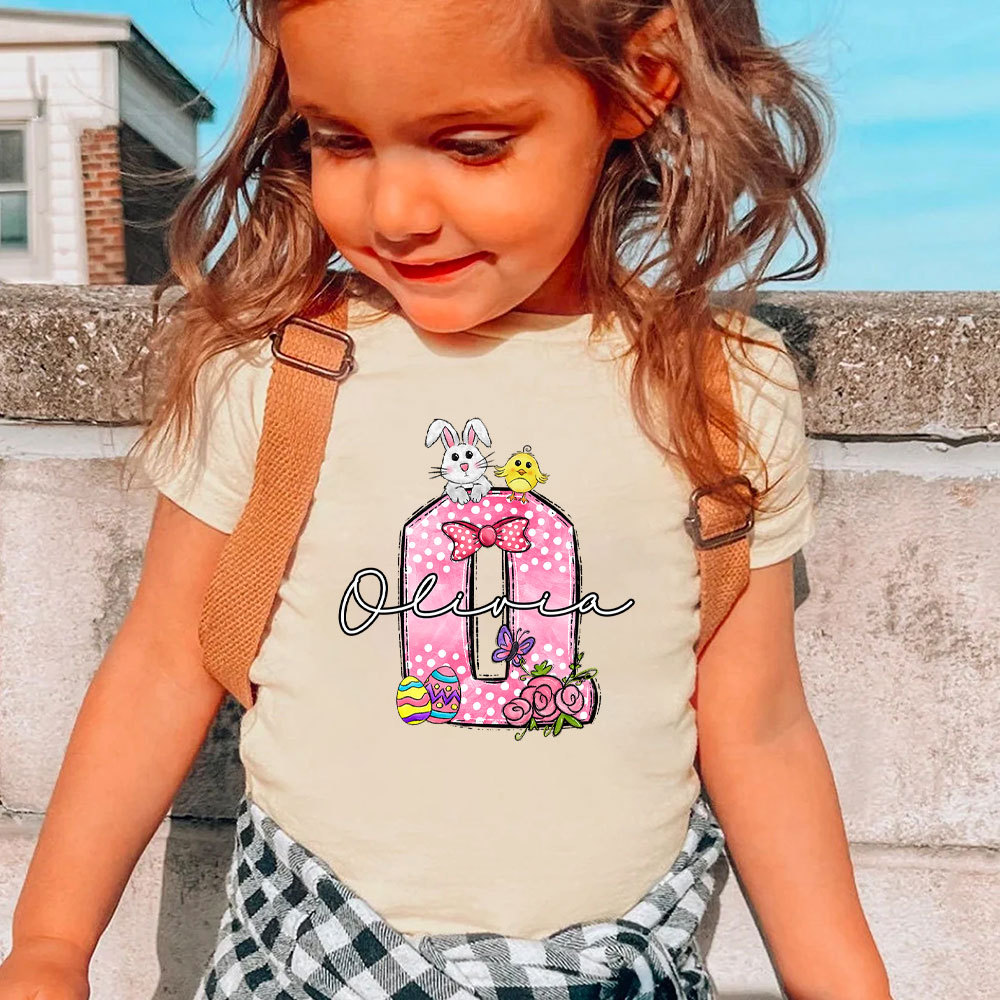 Personalized Name Easter Kid T-Shirt