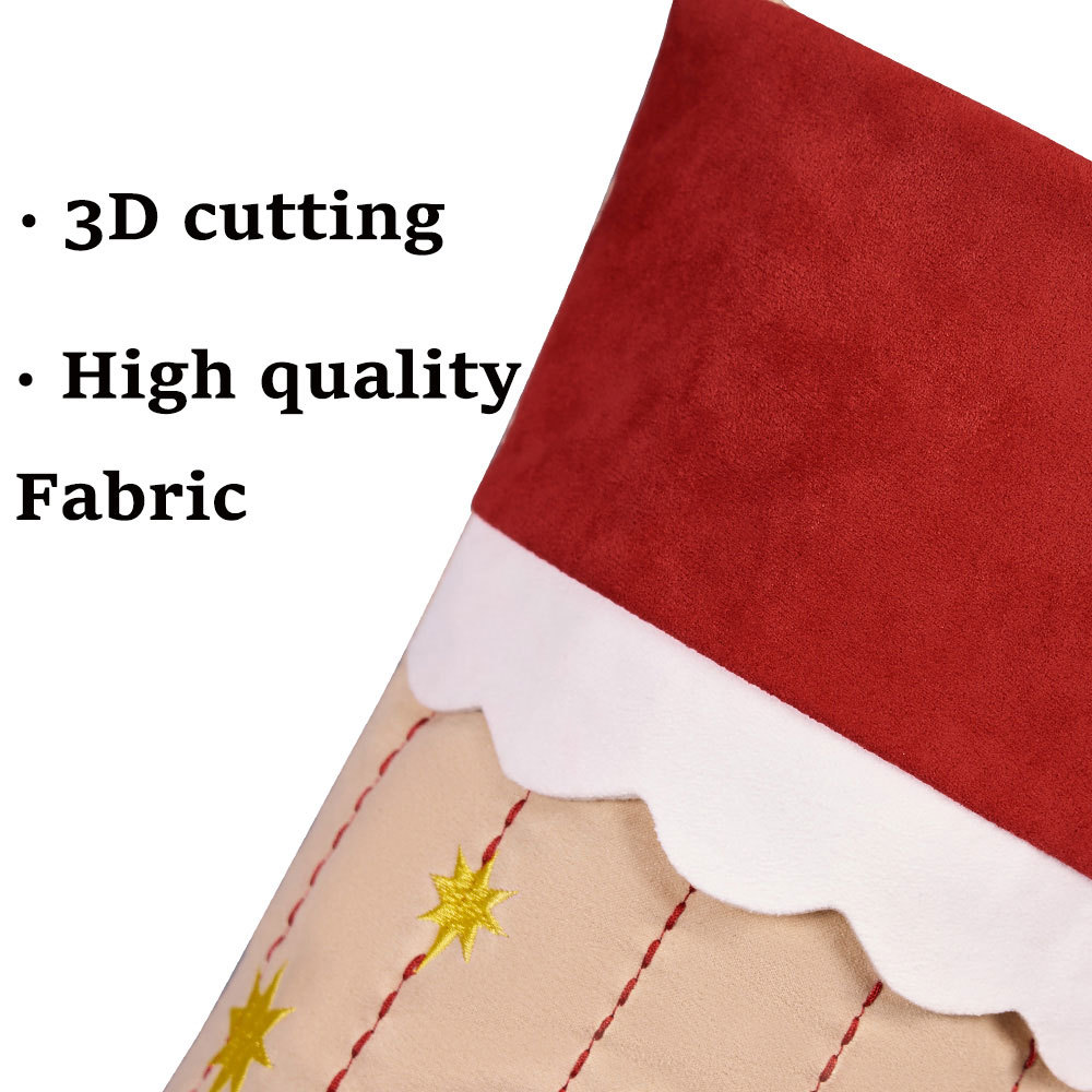 Personalized Name Embroidery Jesus Nativity Christian Christmas Stocking