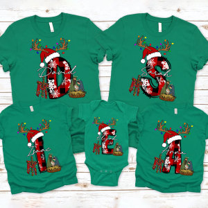 Image of Personalized Name Nativity Christian Christmas Family Matching Shirts