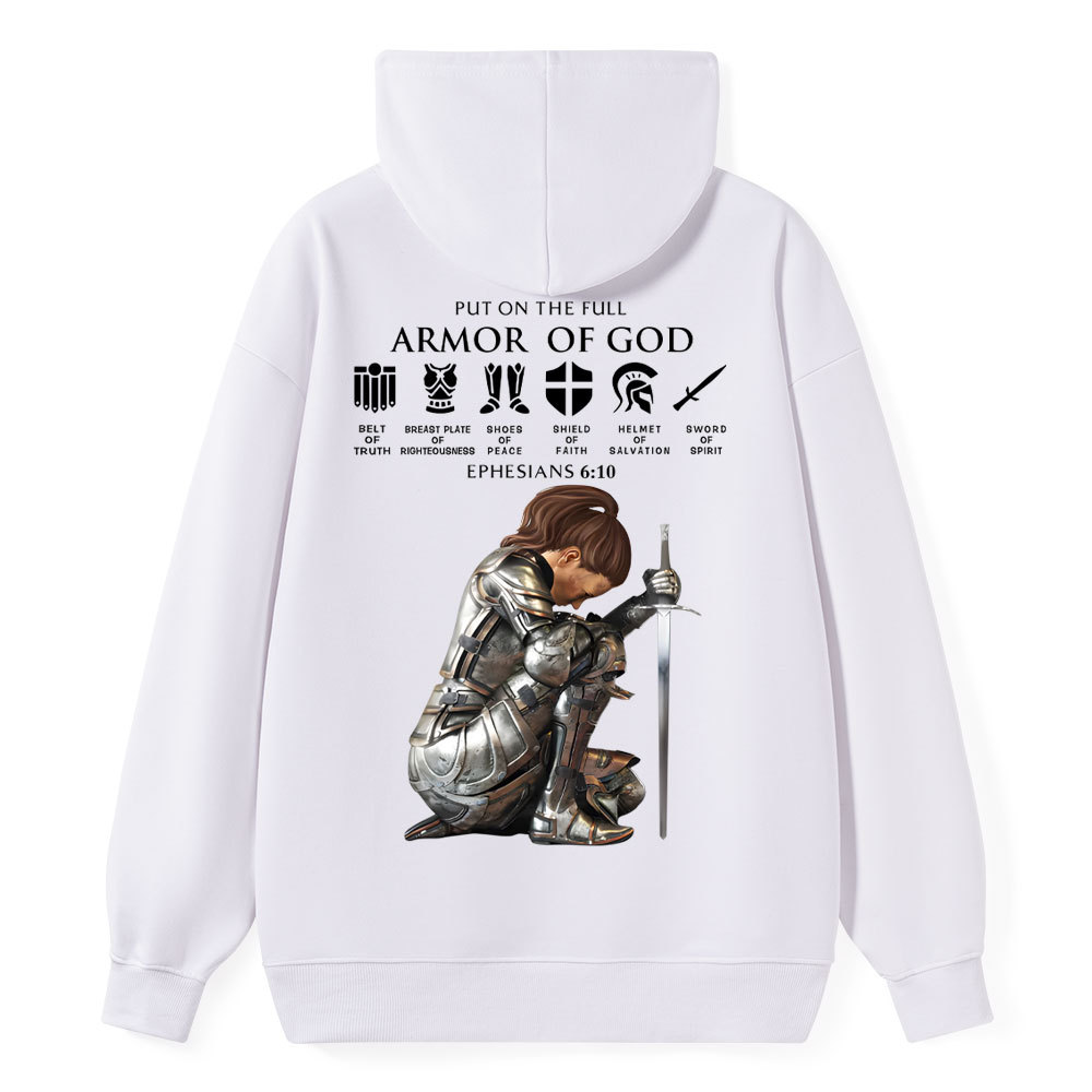 Personalized Name Put On The Full Armor Of God Hoodie