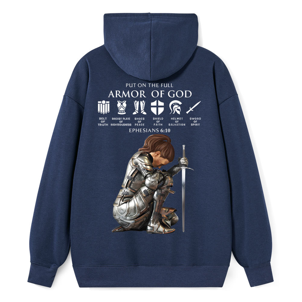 Personalized Name Put On The Full Armor Of God Hoodie