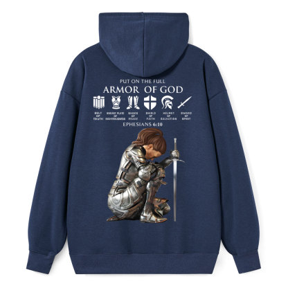 Personalized Name Put On The Full Armor Of God Hoodie