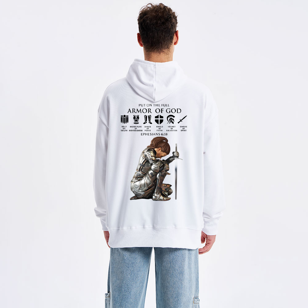 Personalized Name Put On The Full Armor Of God Hoodie