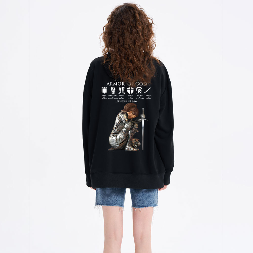 Personalized Name Put On The Full Armor Of God Hoodie