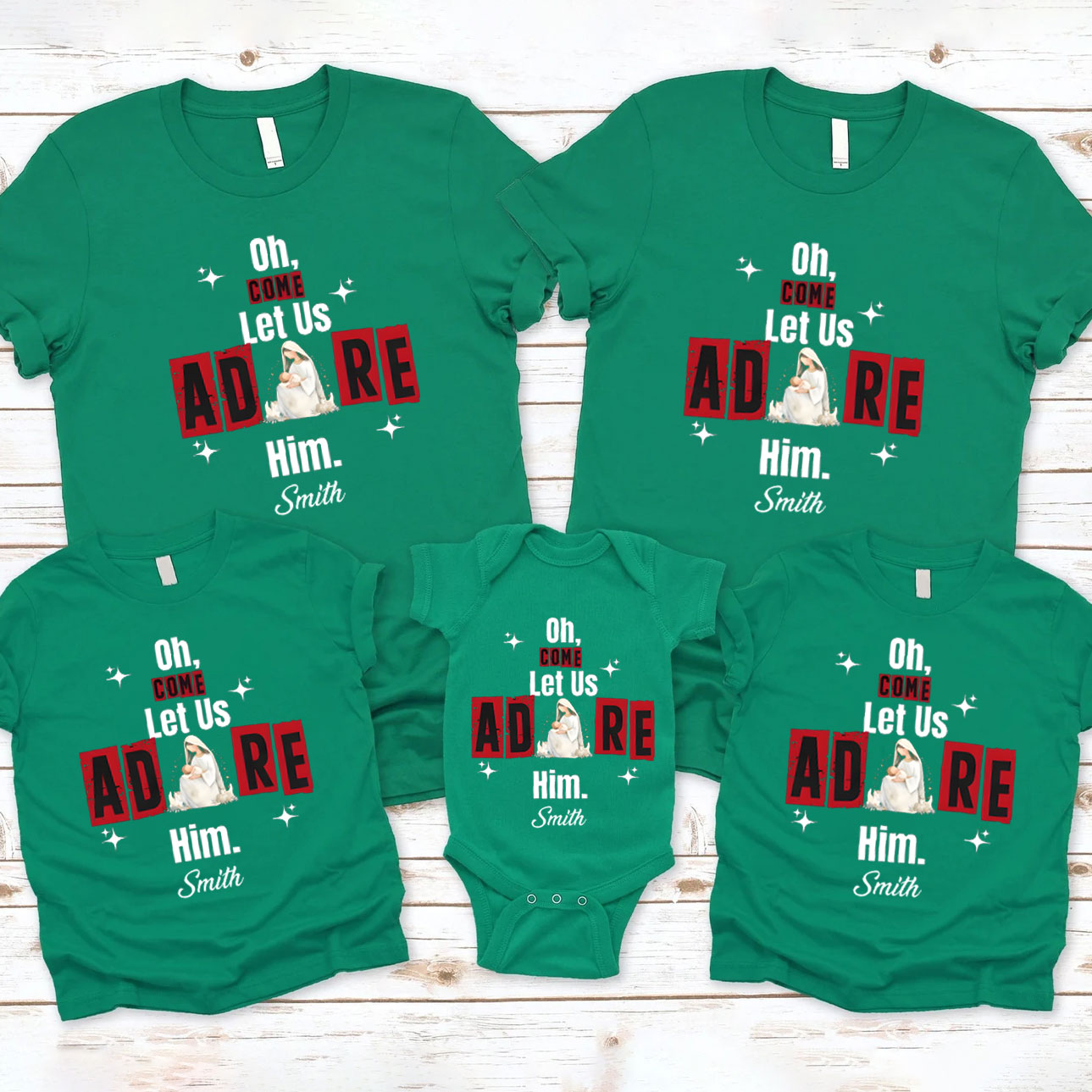 Personalized Have A Christ Filled Christmas Family Matching Shirts Sale - GuidingCross