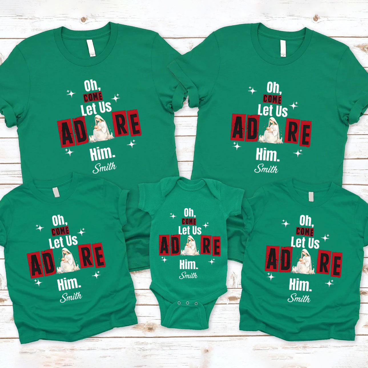 Personalized Have A Christ Filled Christmas Family Matching Shirts Sale - GuidingCross