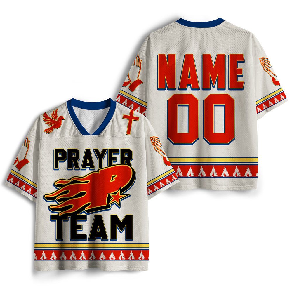 Personalized Prayer Team Christian Mesh Jersey