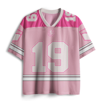 Personalized Siant Christian Pink Mesh Jersey