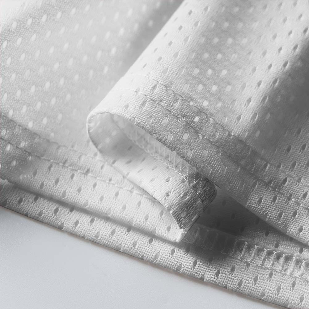 Personalized Siant Christian White Mesh Jersey