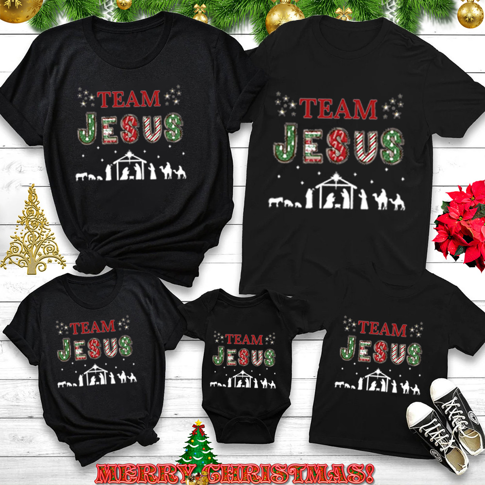 Personalized Team Jesus Family Matching Shirts