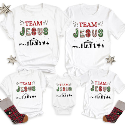 Personalized Team Jesus Family Matching Shirts