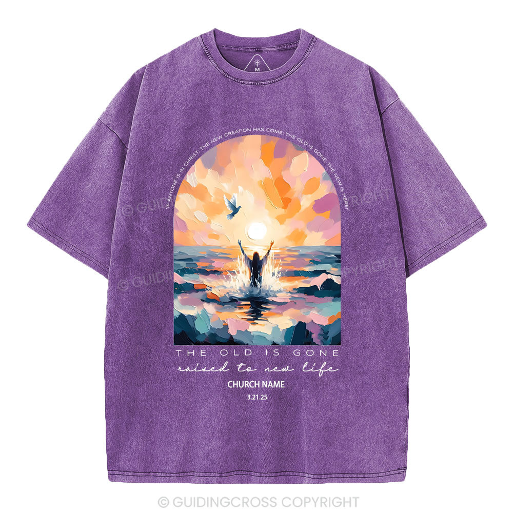 Personalized The Lord Is Gone Christian Washed T-Shirt