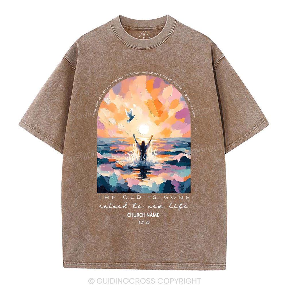 Personalized The Lord Is Gone Christian Washed T-Shirt