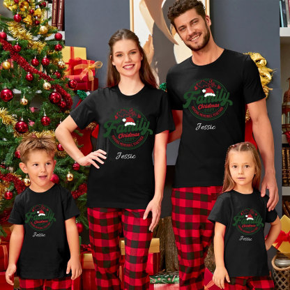PersonalizedMaking Memories Together Christian Christmas Family Matching Shirts 