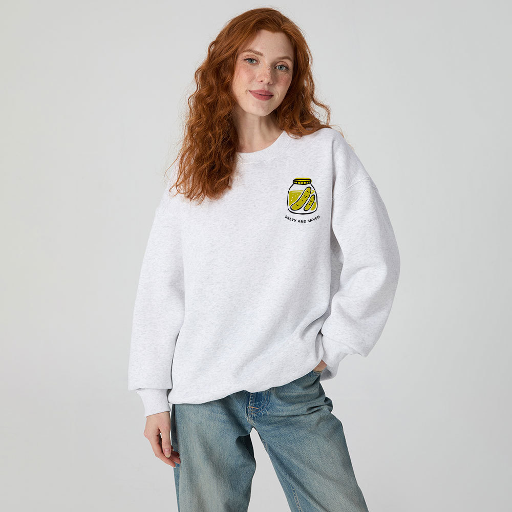 Pickles And Jesus Christian Fleece Sweatshirt