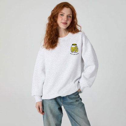 Pickles And Jesus Christian Fleece Sweatshirt