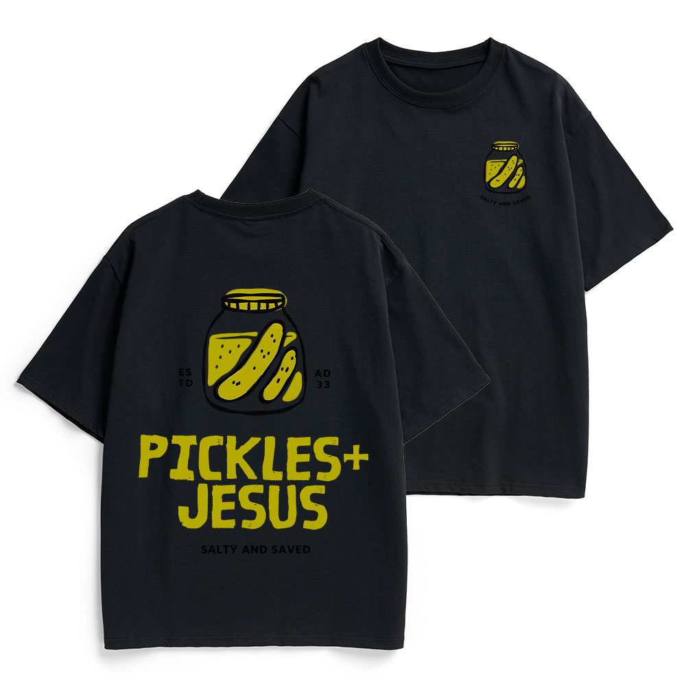 Pickles And Jesus Christian Heavy Cotton T-Shirt