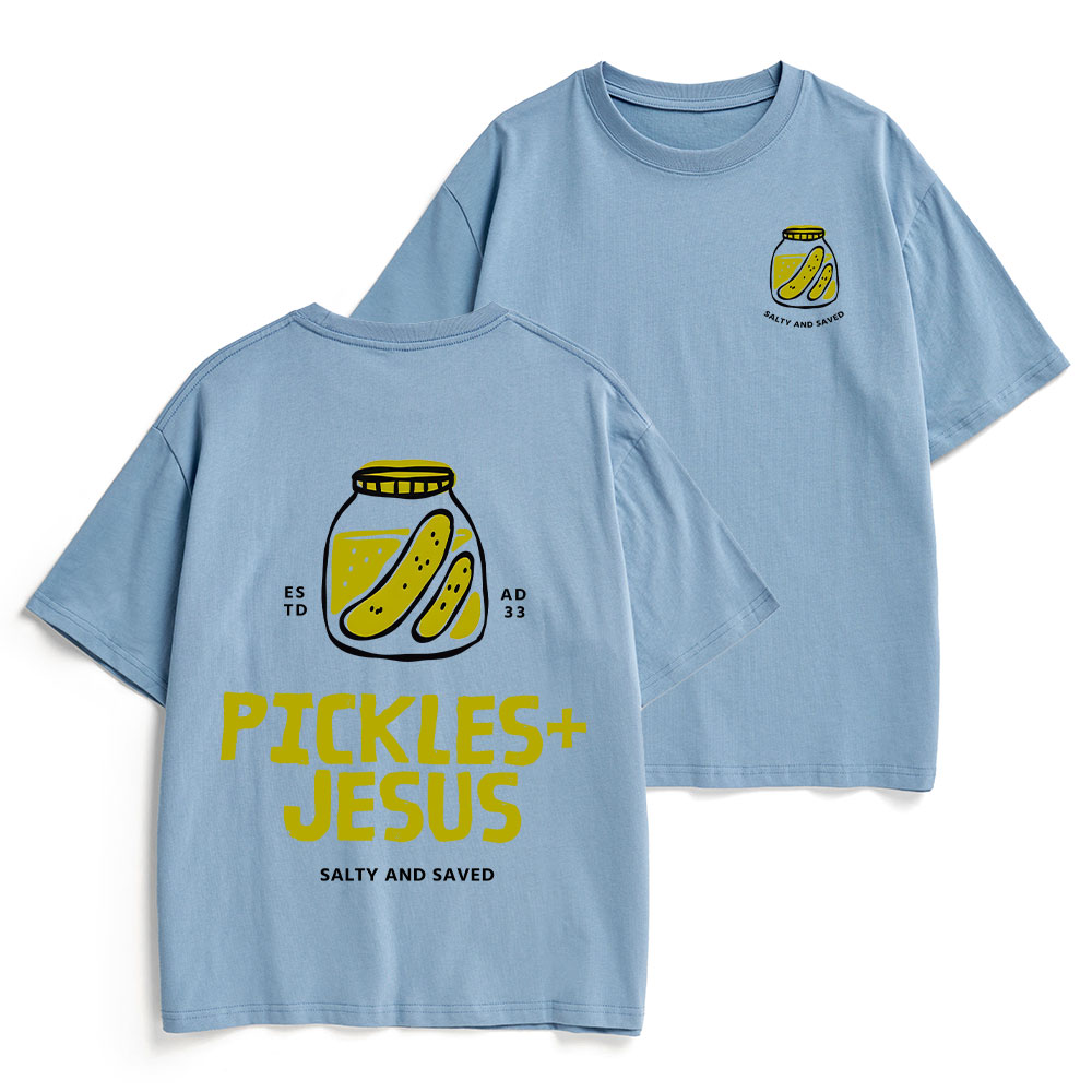 Pickles And Jesus Christian Heavy Cotton T-Shirt