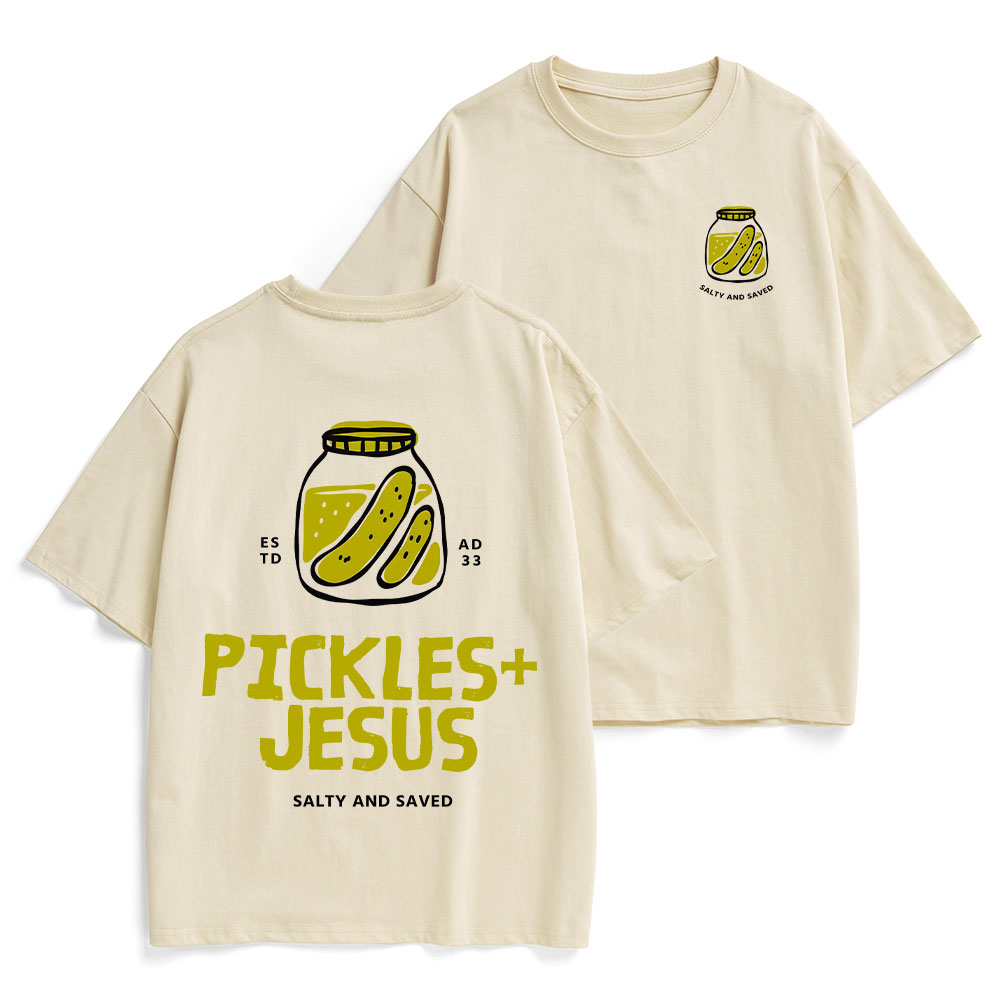 Pickles And Jesus Christian Heavy Cotton T-Shirt