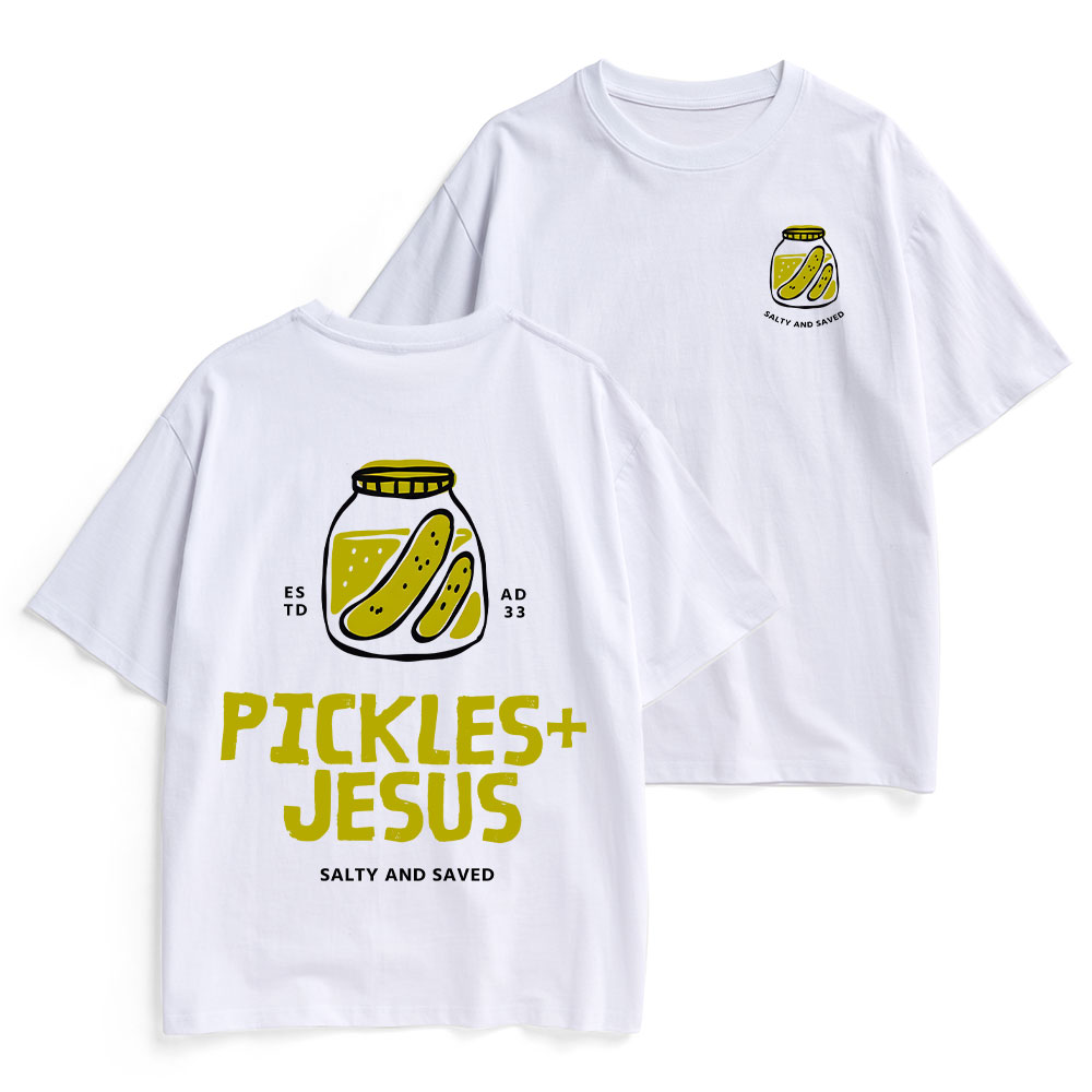 Pickles And Jesus Christian Heavy Cotton T-Shirt
