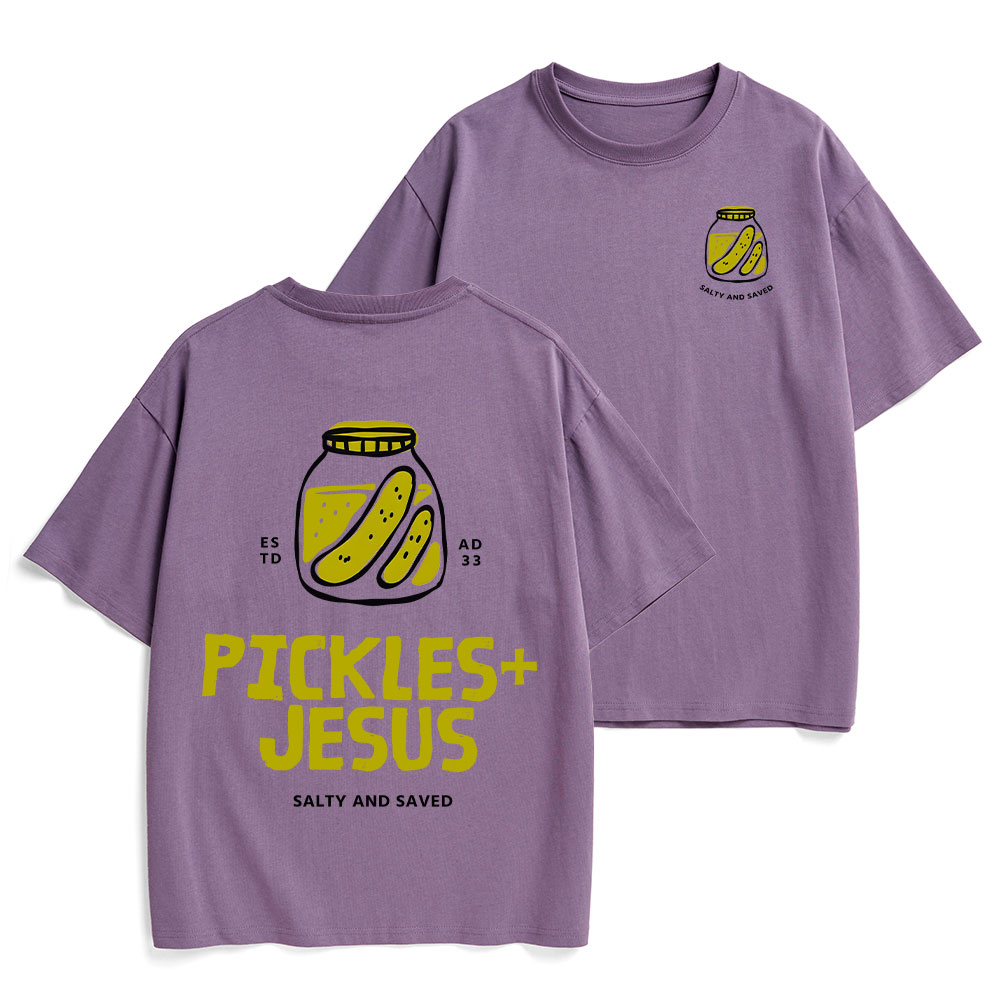 Pickles And Jesus Christian Heavy Cotton T-Shirt