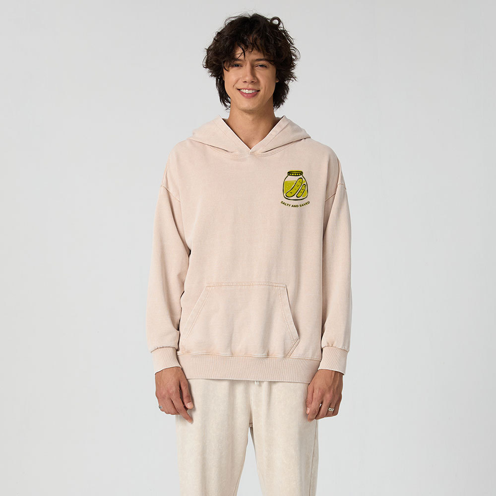 Pickles And Jesus Christian Washed Hoodie