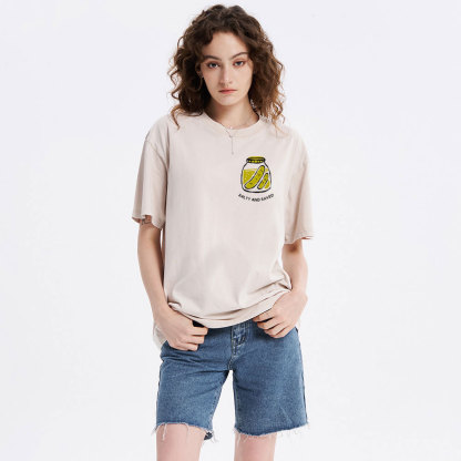 Pickles And Jesus Christian Washed T-Shirt