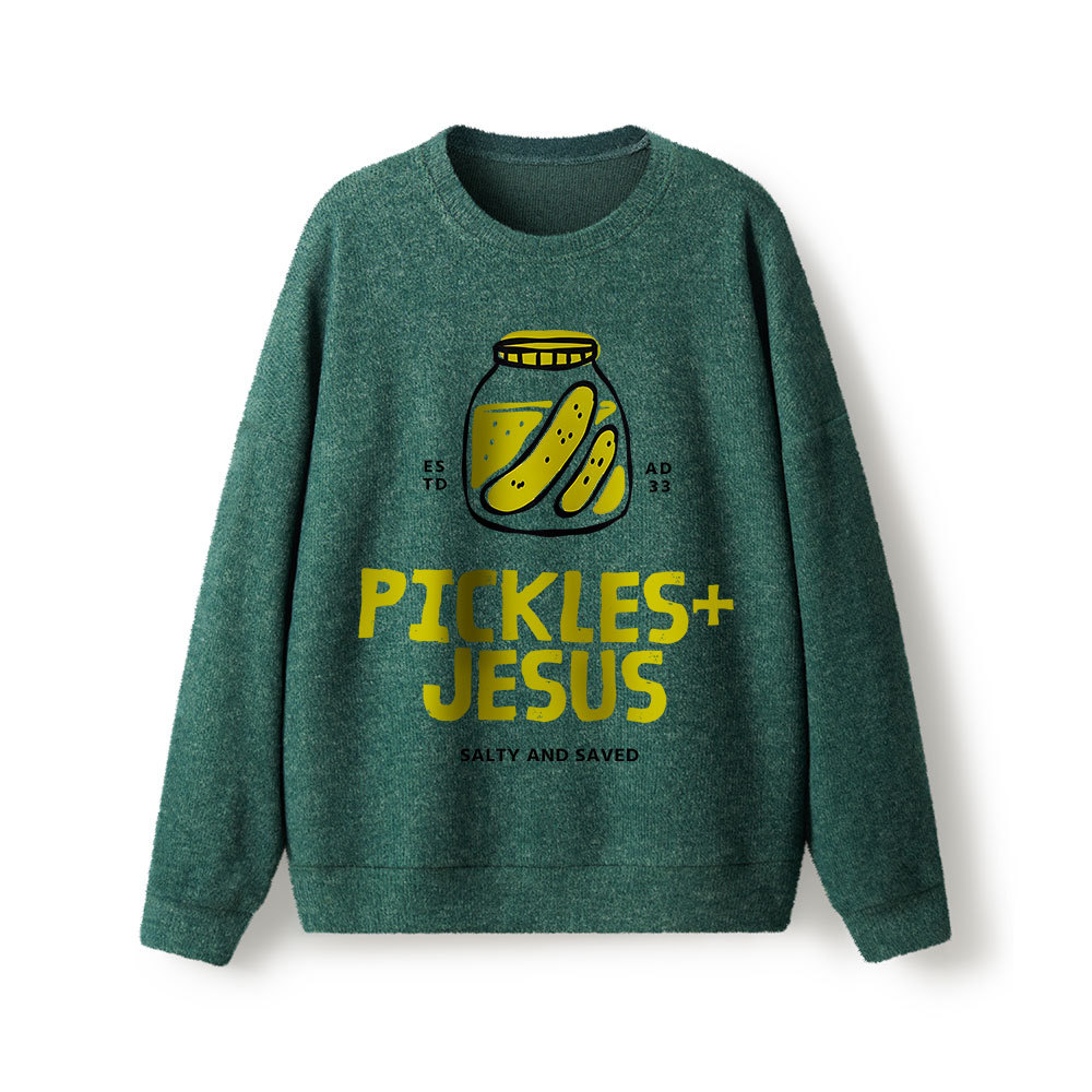 Pickles And Jesus Lightweight Sweater