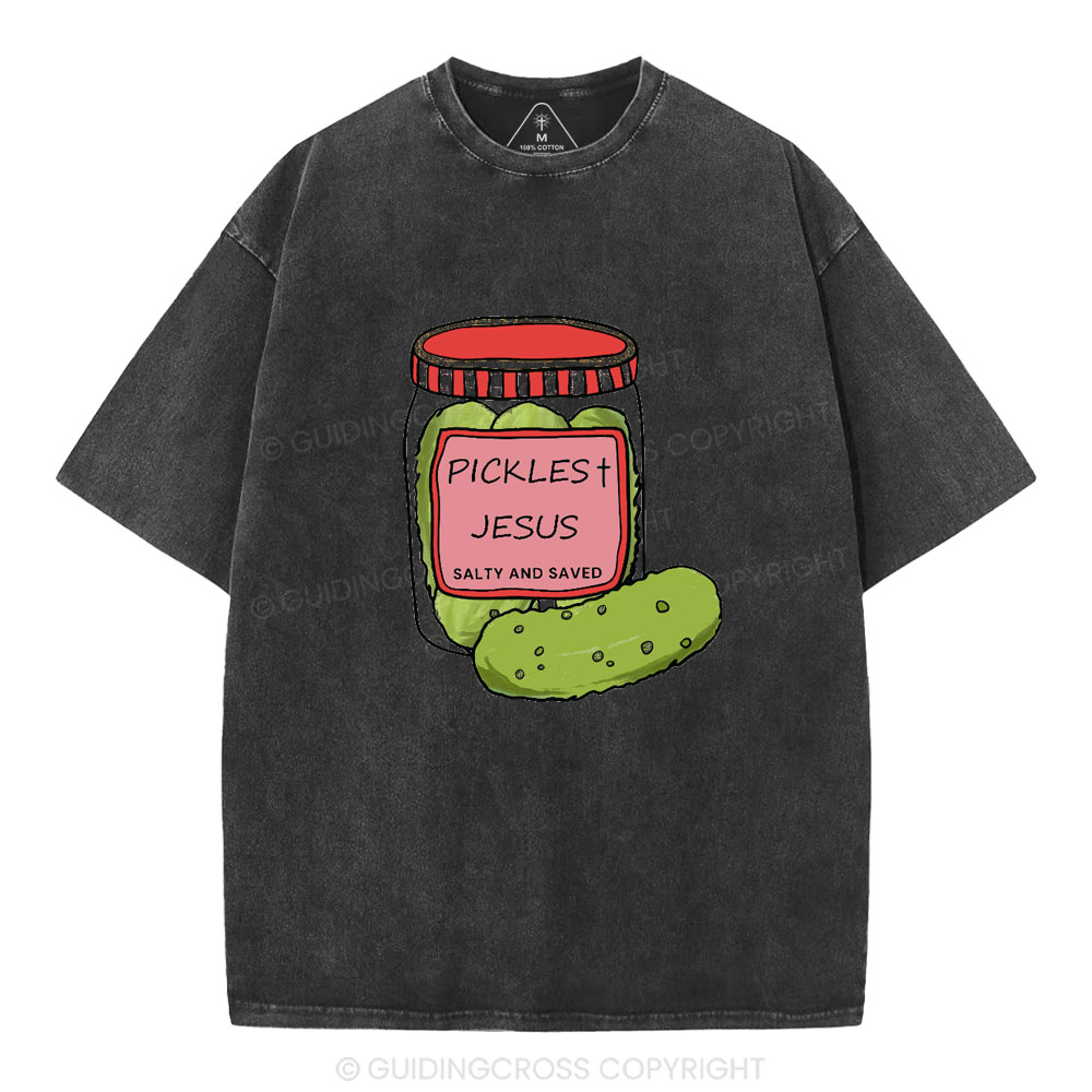 Pickles Jesus Christian Washed T-Shirt