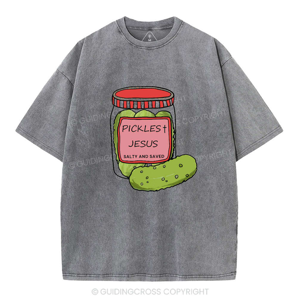 Pickles Jesus Christian Washed T-Shirt