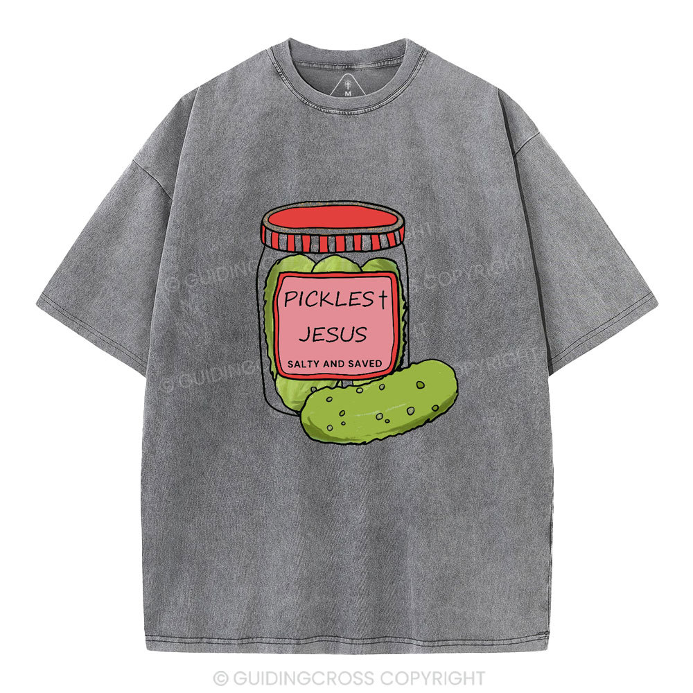 Pickles Jesus Christian Washed T-Shirt