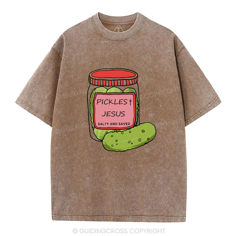Pickles Jesus Christian Washed T-Shirt