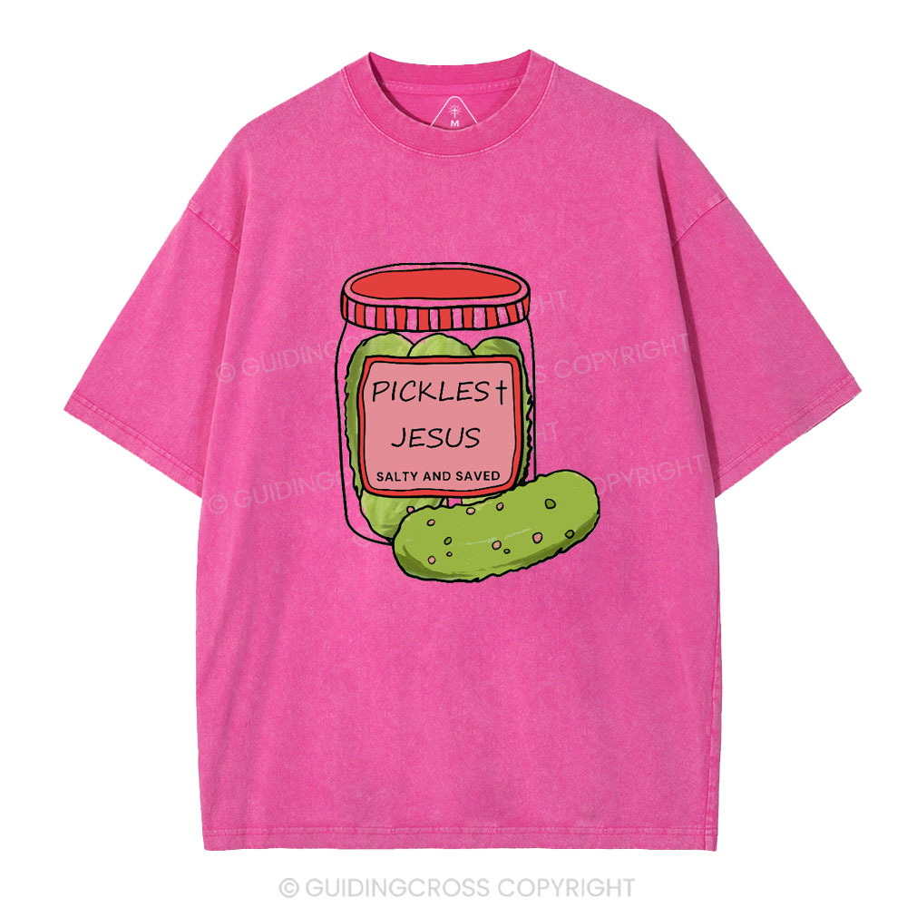 Pickles Jesus Christian Washed T-Shirt