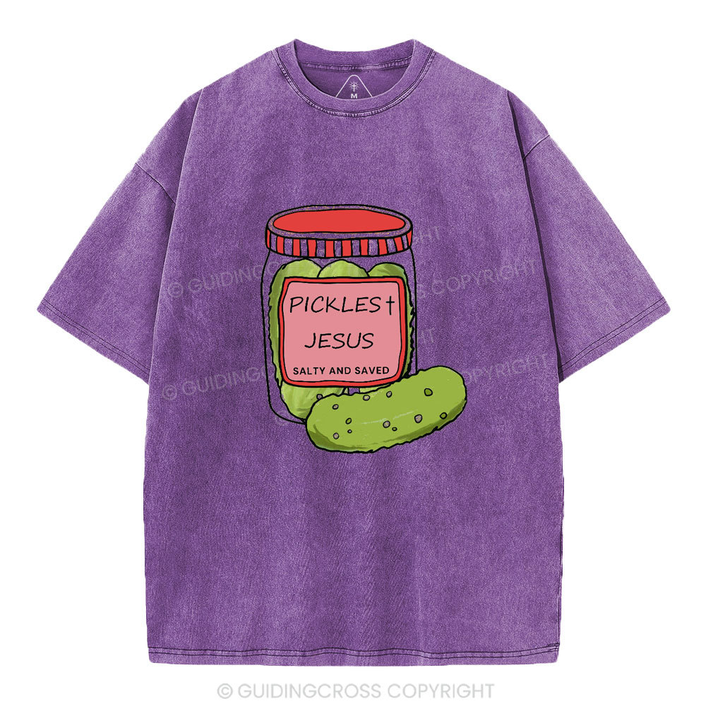 Pickles Jesus Christian Washed T-Shirt