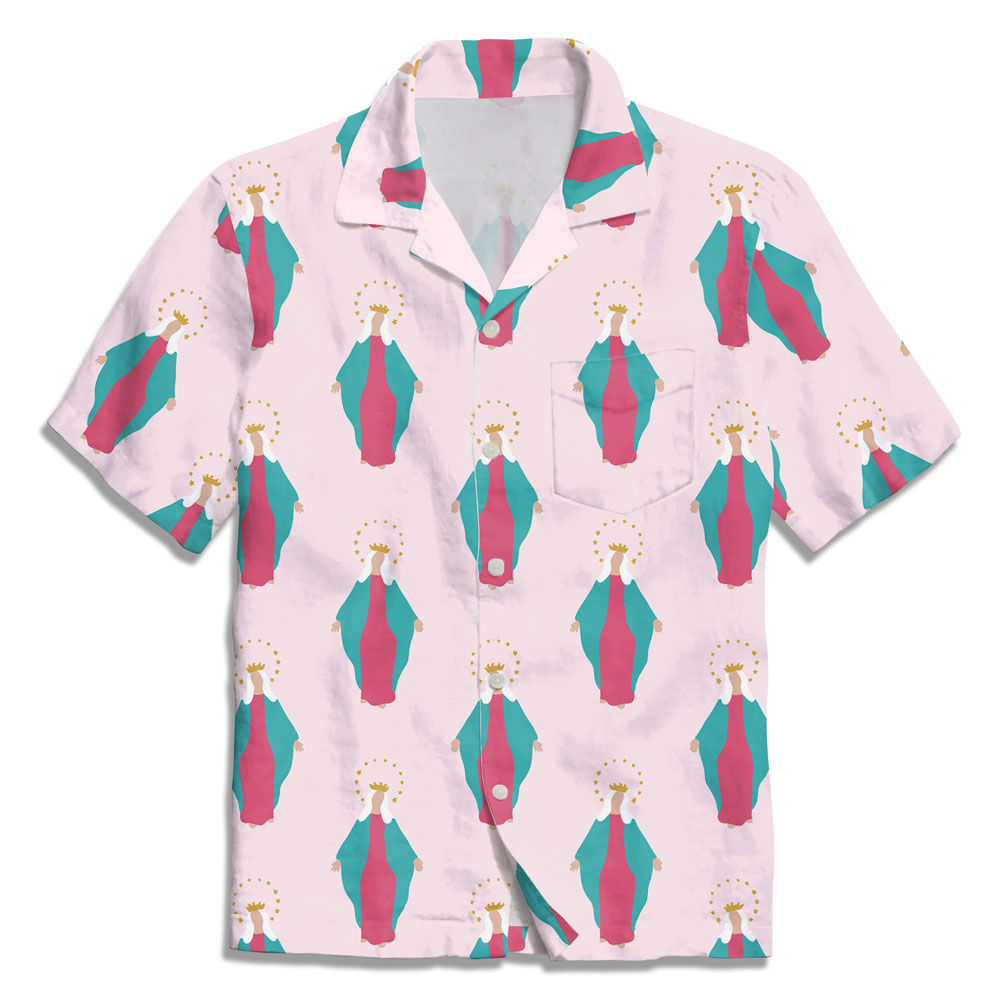 Pink Light Christian Hawaiian Shirt