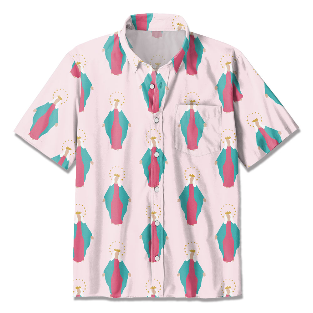 Pink Light Christian Hawaiian Shirt