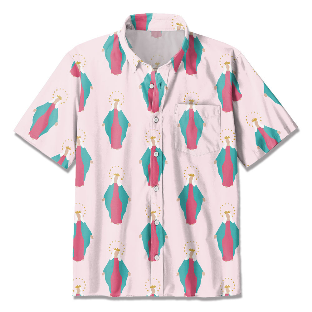 Pink Light Christian Hawaiian Shirt