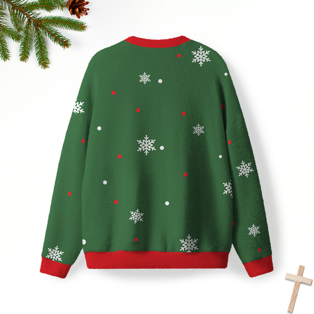 Piskles And Jesus Salty And Saves Christian Lightweight Sweater