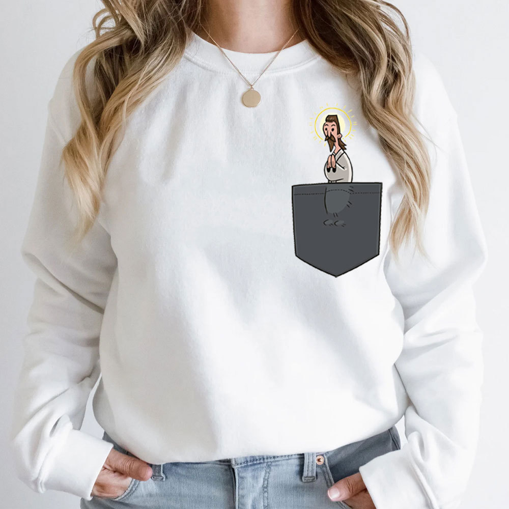 Pocket Jesus Christian Sweatshirt