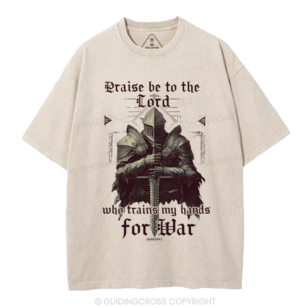 Praise Be To The Lord Christian Washed T-Shirt