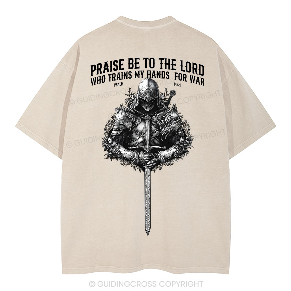 Praise Be To The Lord Christian Washed T-Shirt