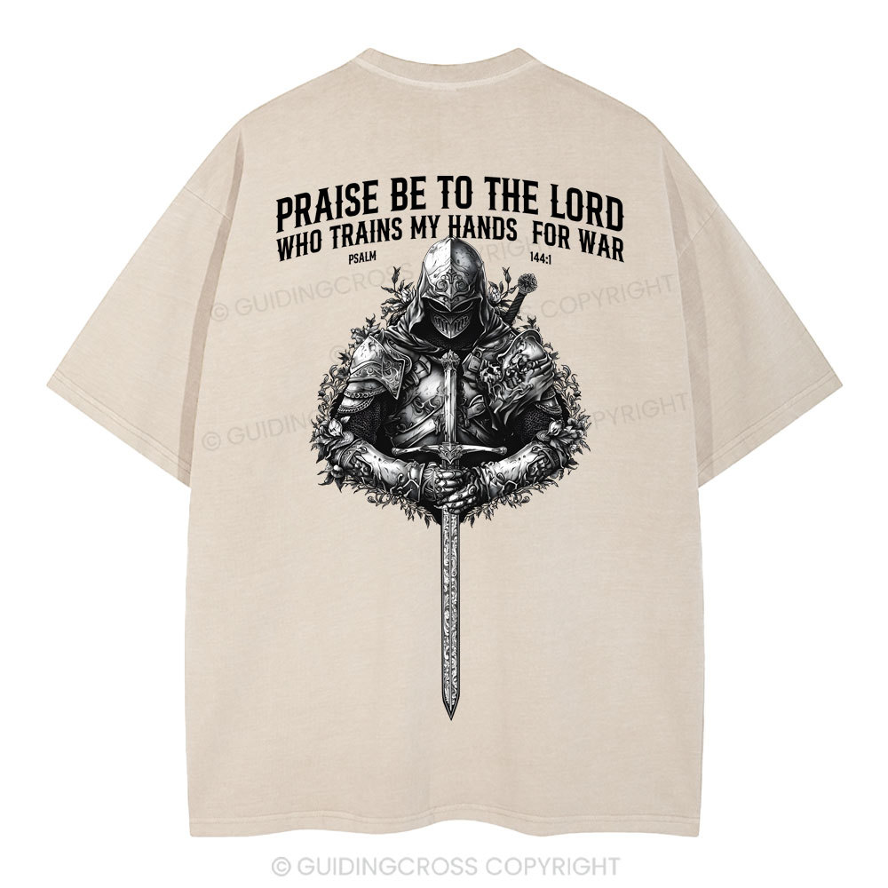 Praise Be To The Lord Christian Washed T-Shirt